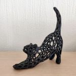 مجسمه گربه با الگوی موزاییک کاری ورونوی