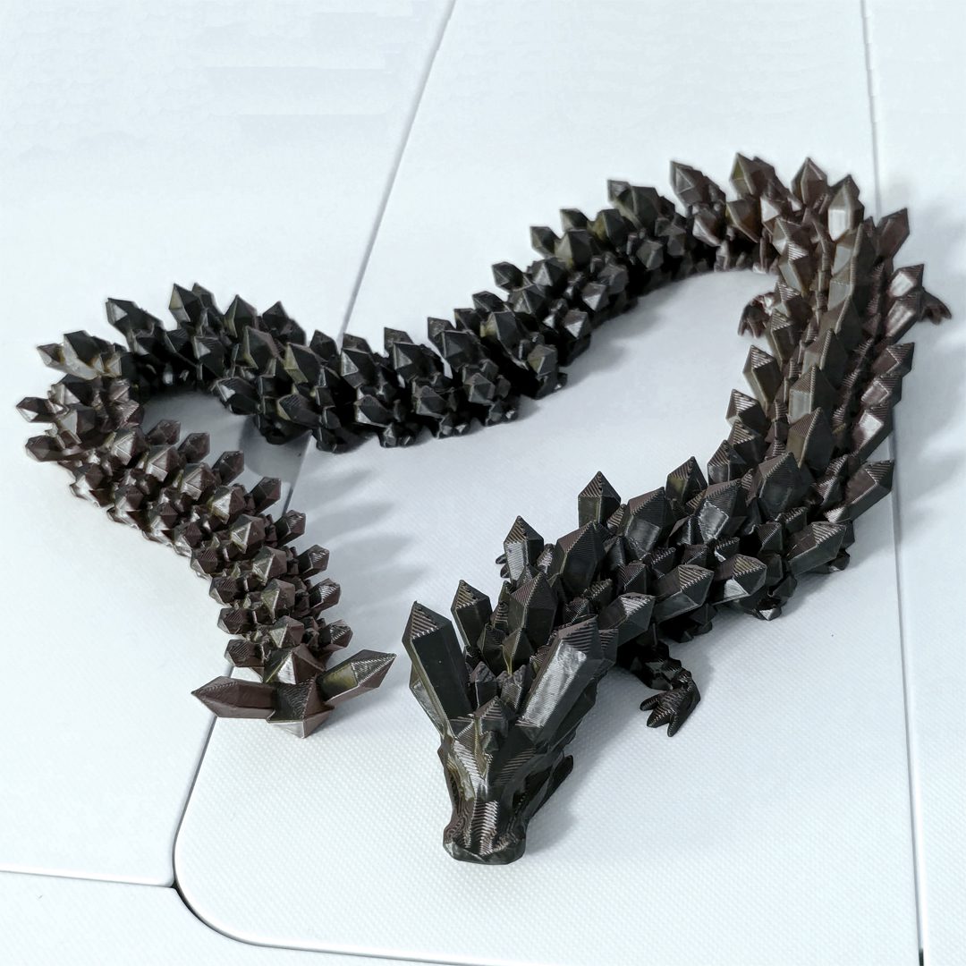 1425-1 اژدهای مفصلی کریستالی - تصویر 1